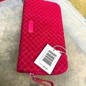 Vera Bradley accordion wallet passion pink
